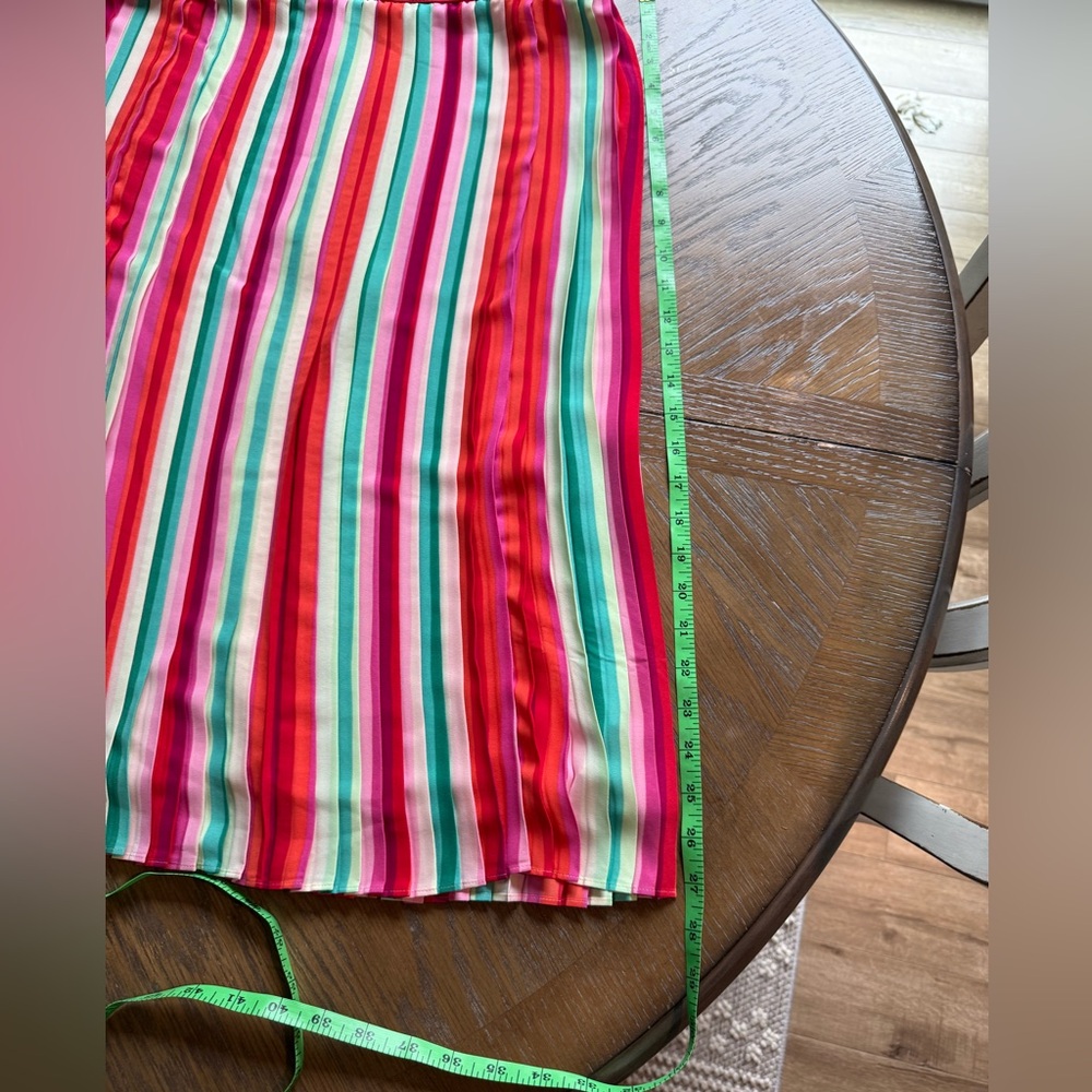 J Crew Sunburst Pleated Skirt Size 12 - Picture 3 of 7